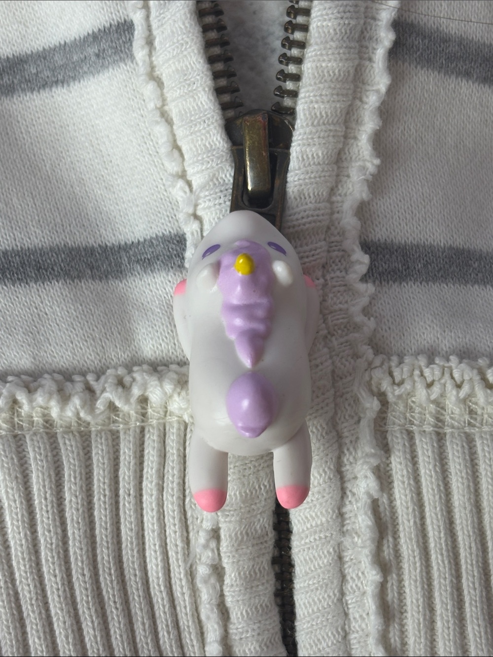 Unicorn Zipper Pull for backpack, purse, hoodie jacket